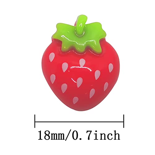 Rurili Mini Resin Strawberry Flat Back for Scrapbooking Embellishment Crafting DIY Art Projects
| Rurili Mini Resin Str
